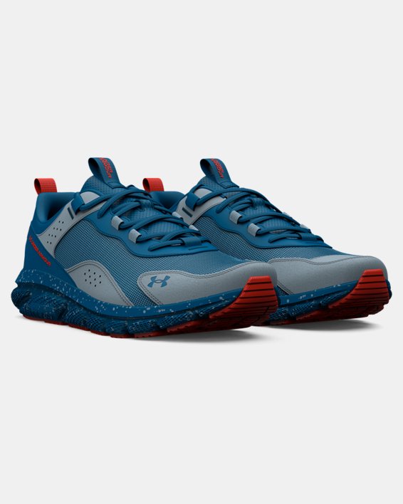 Men's UA Charged Verssert Speckle Running Shoes in Blue image number 3